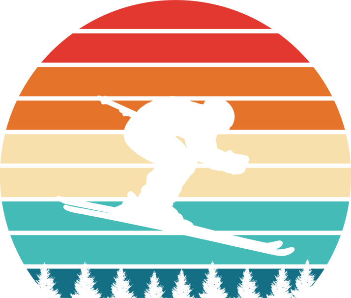 Sunset Skiing Logo